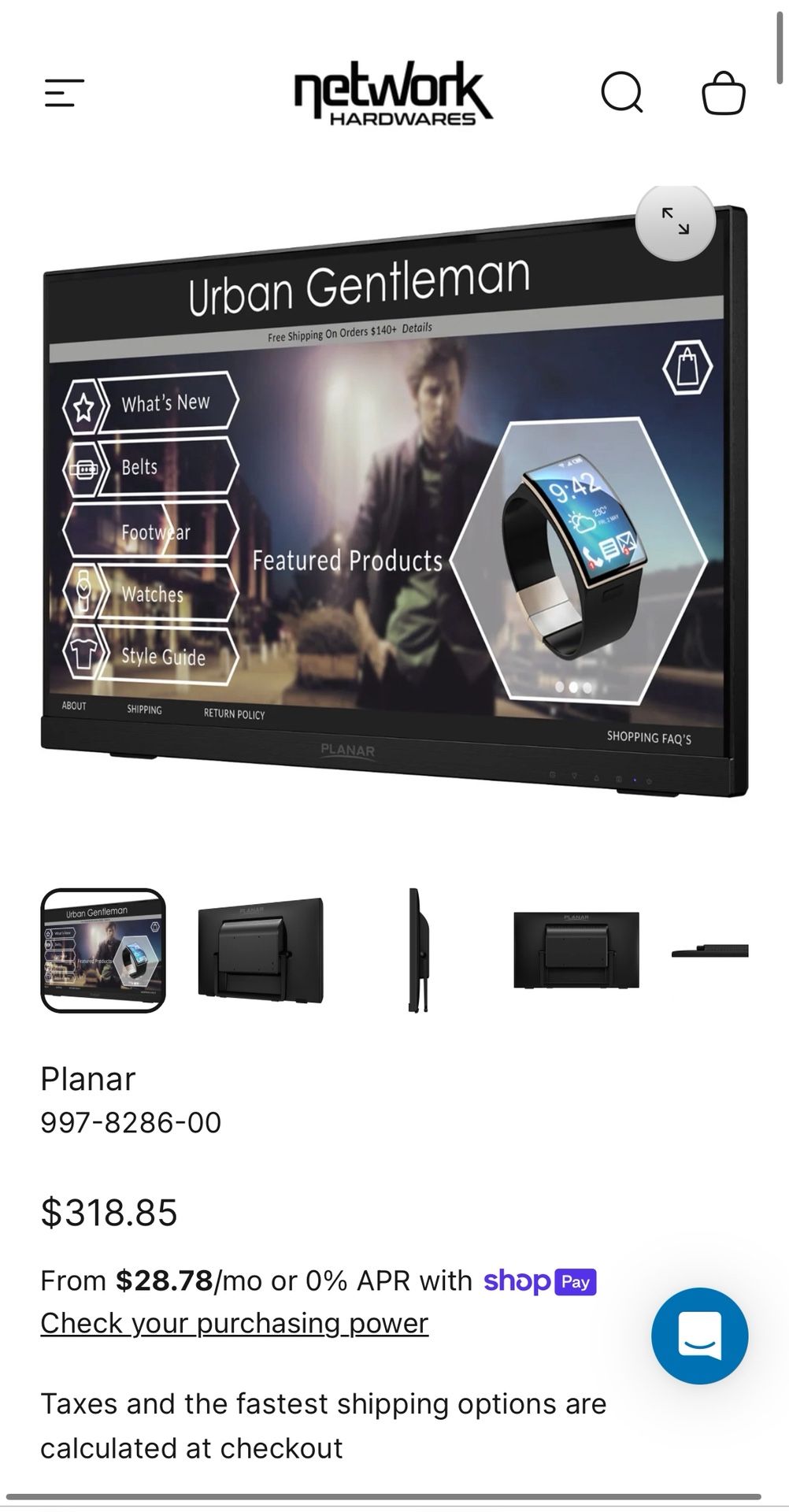 Planar Monitor