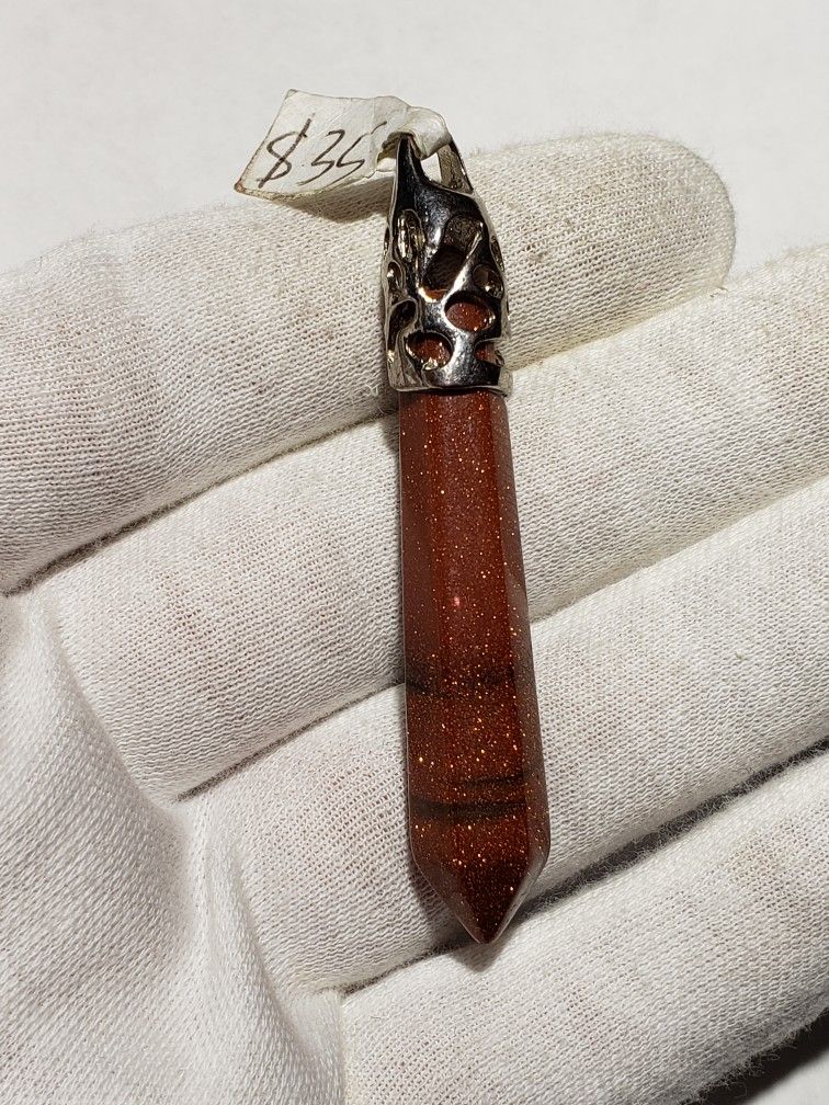 Vintage Silver Crystal Locket