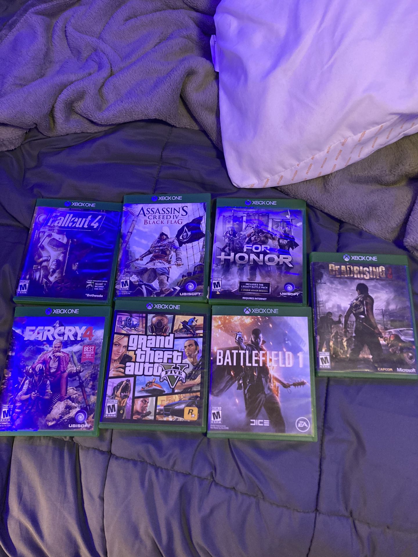 Xbox Games-Gta 5, Fallout 4, Battlefield and other game discs