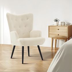 Beige Accent Chair