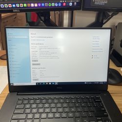 Dell precision 5510 Laptop Core I7-6820HQ 16GB Ram, 256 GB SSD, Windows 10 Pro