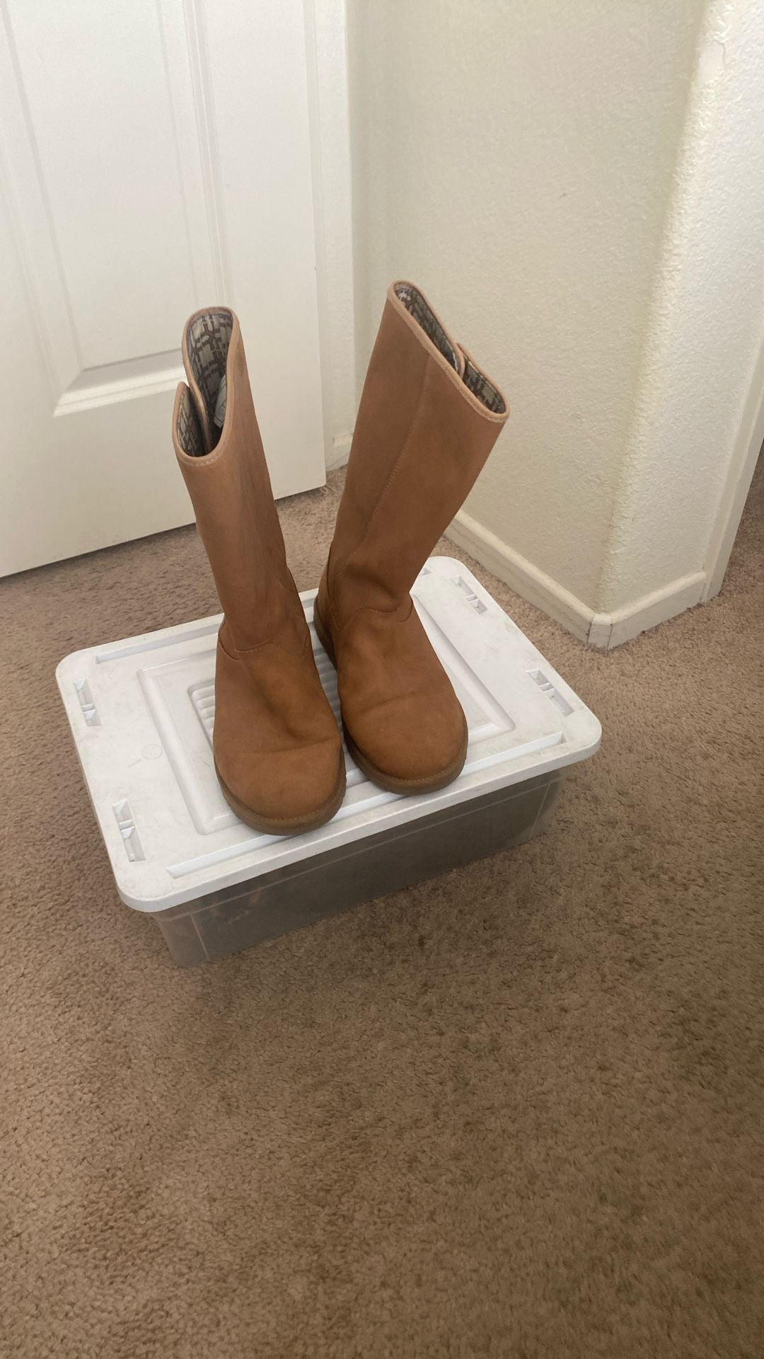 UGG Camel Color Thigh High Boots (Size 6)