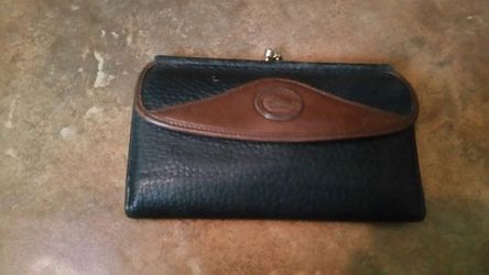 Vintage blue/tan dooney & bourke full size wallet