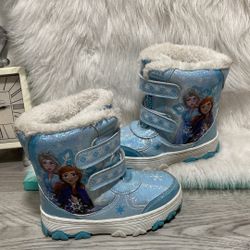 Disney’s frozen two girls winter boots fantasy size 12