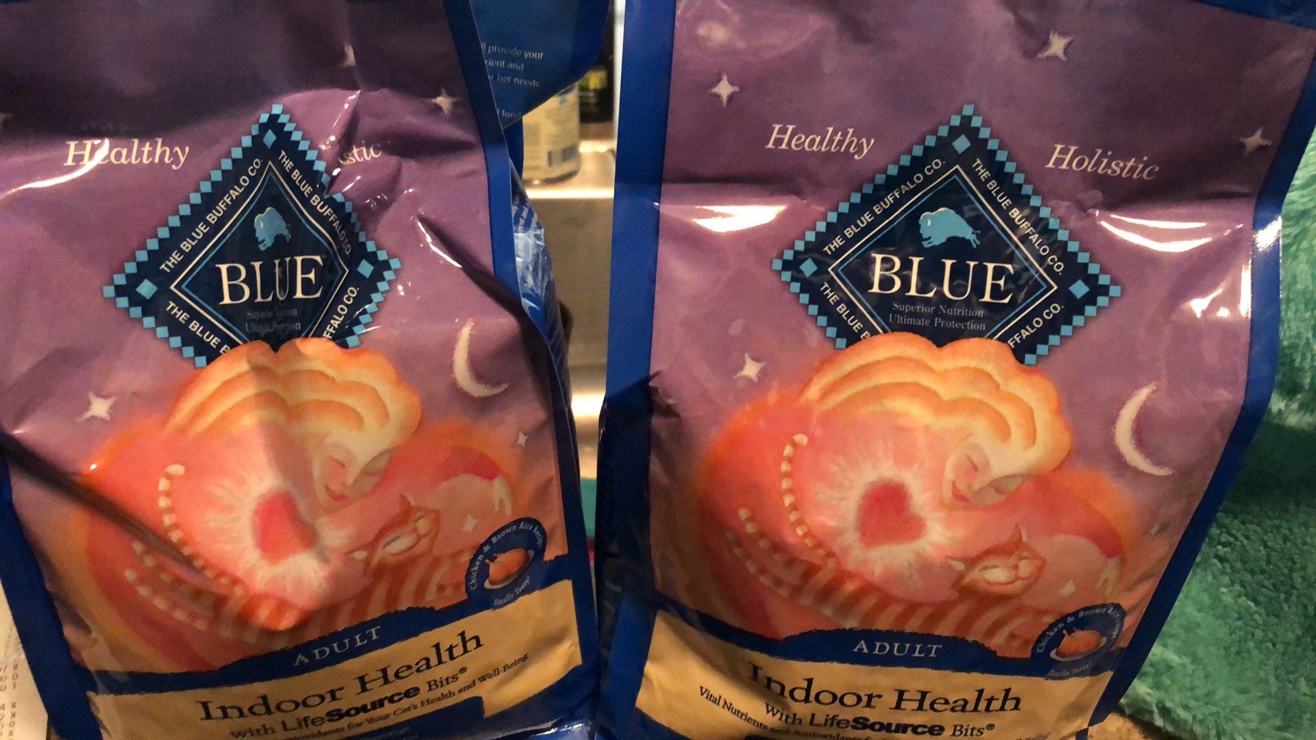Blue cat food