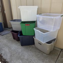 8 Containers No Lids
