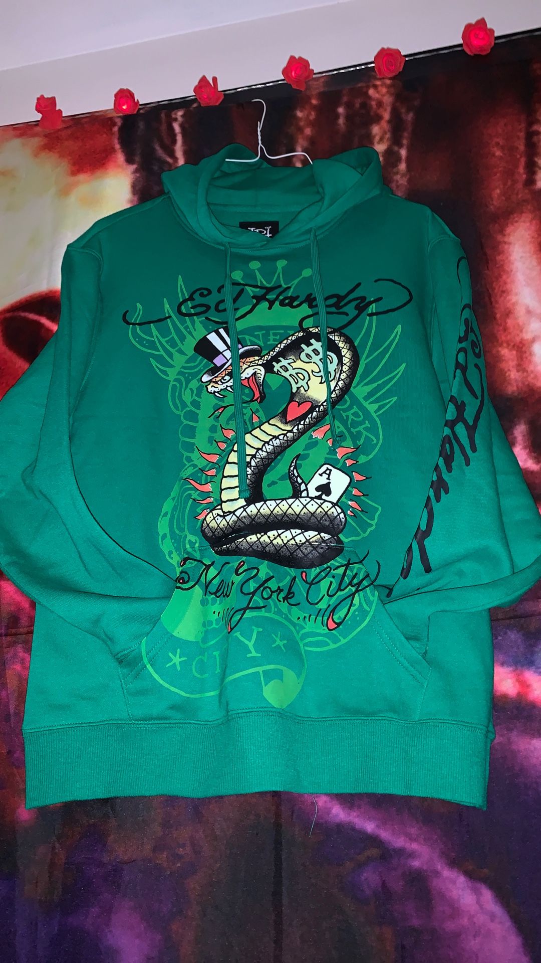 Don Ed Hardy Fleece Hoody