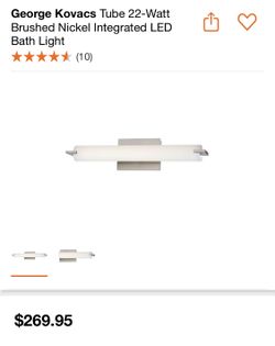 George Kovacs premium bath vanity light LED