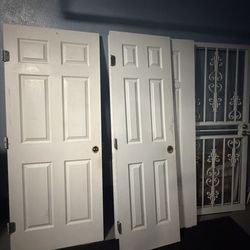 Bedroom & bathroom door