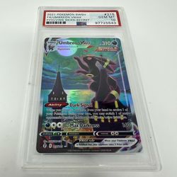 Umbreon VMAX (Alt Art Secret) 215: Evolving Skies Holo FAN ART, DIY Custom slab