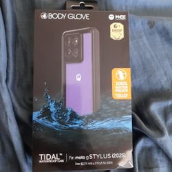 Body Glove Tidal Waterproof Phone Case for Motorola moto g STYLUS (2025) - Black