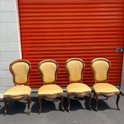 Set of 4 Antique Early 19th Century Chairs
