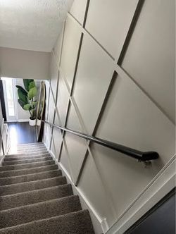 Gently used Two WOOD HANDRAILS (pickup Norcross) OBO