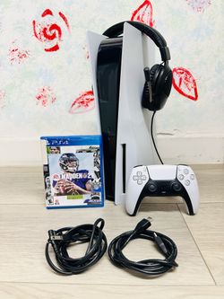 Sony PlayStation 5 - Disc Version 825GB - Bonus 1 Game , 1 Headset  ( Used )