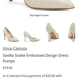 New Vince Camuto Heels (Nude)