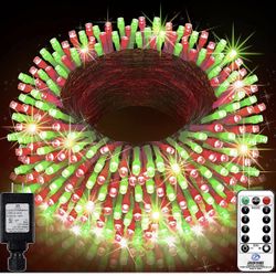403ft 1000 LED String Lights Outdoor Christmas Lights 8 Modes & Timer Fairy Light Plug in Waterproof LED String Lights for Xmas Yard Tree Wedding Part