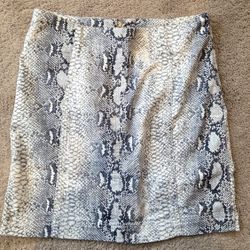 Free People Snakeskin Skirt