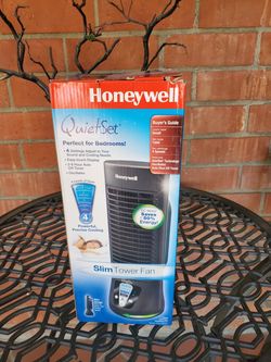 Fan. Honeywell slim tower fan