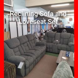 ✨ Reclining Sofa and Loveseat Set