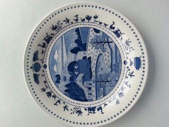 Charles Wysocki Americana pattern plate