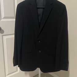 Kenneth Cole Reaction Men's Ready Flex Slim-Fit Nested Black Suit