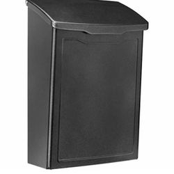 ARCHITECTURAL MAILBOXES 2681P Pewter Marina Wall Mount Mailbox, Small