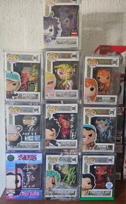 JAPANESE VOICE ACTORS SIGNATURES FUNKO  LOT