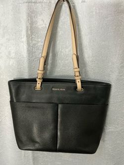 Michael Kors Black Leather Tote Bag
