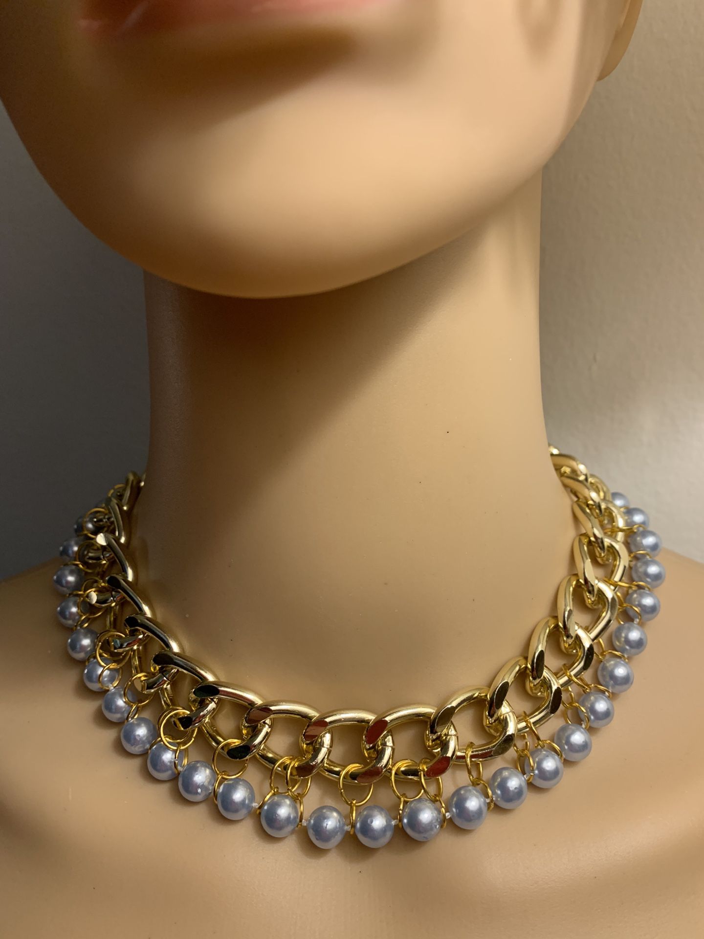 Jewelry Girl Chain Choker  15 Inches 