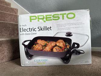 Presto 16-Inch Electric Skillet with Glass Cover