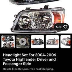 Toyota Highlander Headlight Set