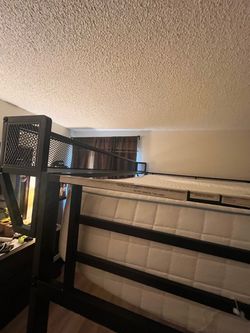 Queen loft bed with storage OBO
