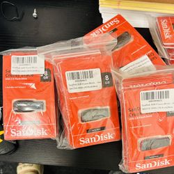 SanDisk Cruzer Blade 8GB USB 2.0 Flash Drive SDCZ50-008G New Sealed 10 Pack