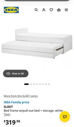 Ikea Slakt bed - Twin + Nectar Memory Foam mattress