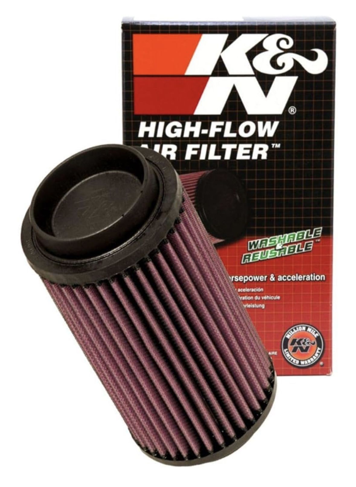 K&N Engine Air Filter: High Performance, Premium, Powersport Air Filter: Fits 1 POLARIS (See Product Desciption for Fitment Information) PL-10