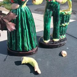 Vintage 1940's California Pottery Dutch Couple Designed By Heidi Scoops Damn It