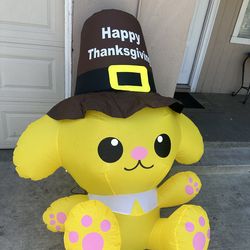 COMIN 5.2 FT Thanksgiving Inflatable Outdoor Dog Decoration Blow up