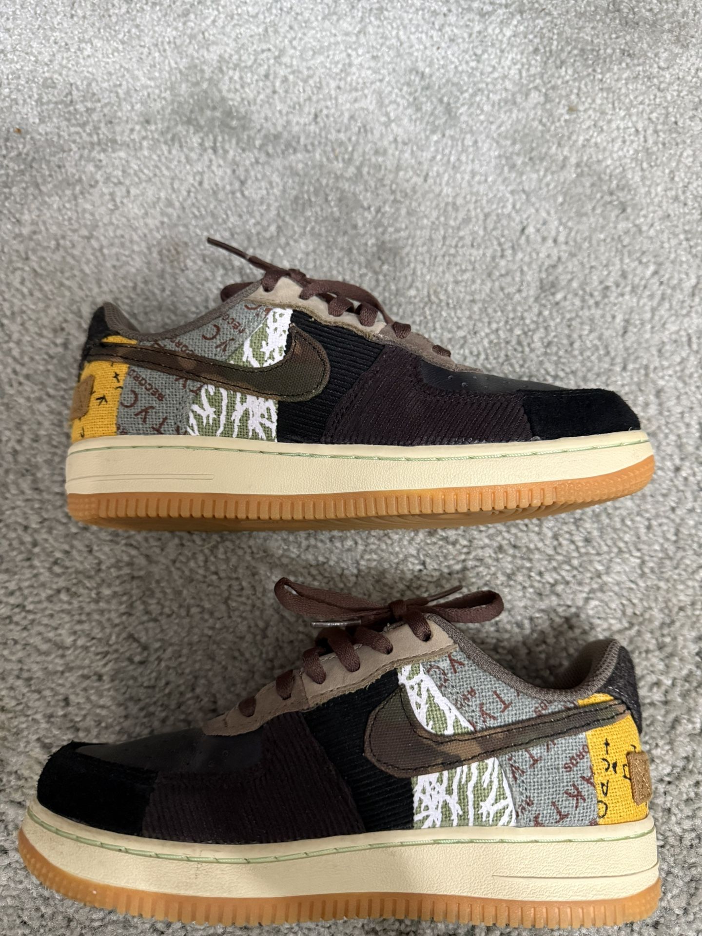 Travis Scott Air Force 1 Size Kids 2y