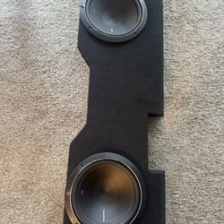Rockford Fosgate Punch P1 Dual 12” Custom Subwoofer Enclosure for Truck Cab