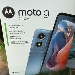 Motorola Moto G Play New In Box Never Open  Android Smart Phone Cricket Wireless