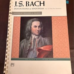 J.S. Bach: Inventions & Sinfonias (Two- & Three-Part Inventions) - Alfred Masterwork Edition