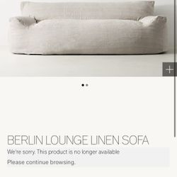 Restoration Hardware Chair Loveseat Lounge Ottoman 