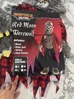 Red Moon Werewolf Costume 