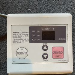 Takagi Temperature Remote Controller