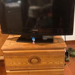 Beautiful Wood Dresser And TV 