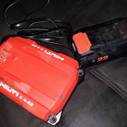 Hilti Battery and charger C 4-22