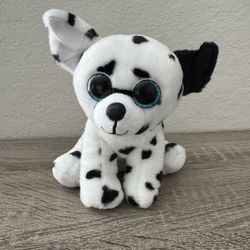 Ty Beanie Boos Catcher the Dalmatian Dog 2018 6” VelveTy Plush Stuffed Animal