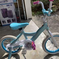 Huffy Disney Frozen Kid Bike, Blue, 4+ years 