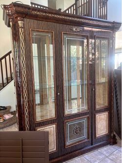 Brown China Cabinet