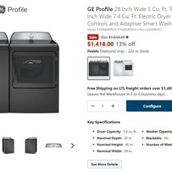 GE Washer And Dryer